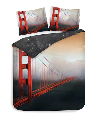 Heckettlane Dekbedovertrek Monty - 100% Katoen-Satijn