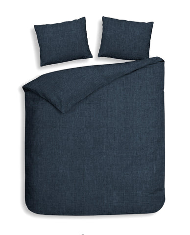 Heckettlane Dekbedovertrek Franela Blue Horizon - 100% Katoen-Flanel