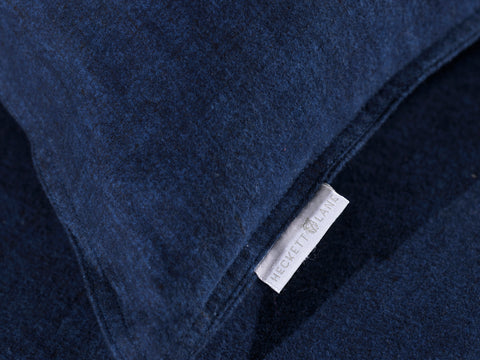 Heckettlane Dekbedovertrek Franela Blue Horizon - 100% Katoen-Flanel