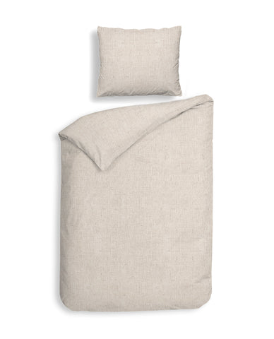 Heckettlane Dekbedovertrek Franela Desert Sand - 100% Katoen-Flanel