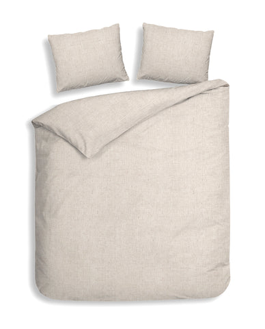Heckettlane Dekbedovertrek Franela Desert Sand - 100% Katoen-Flanel