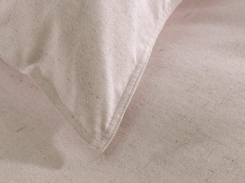 Heckettlane Dekbedovertrek Franela Desert Sand - 100% Katoen-Flanel