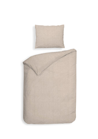 Heckettlane Dekbedovertrek Spina Desert Sand - 100% Katoen-Flanel