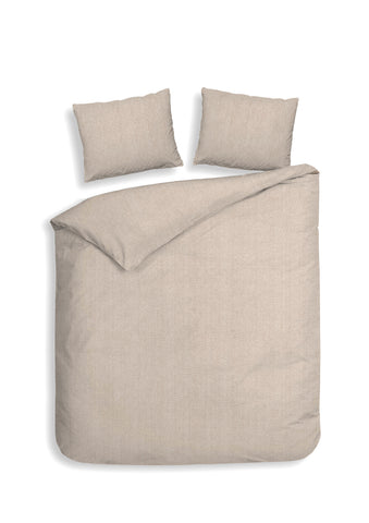 Heckettlane Dekbedovertrek Spina Desert Sand - 100% Katoen-Flanel