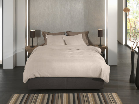 Heckettlane Dekbedovertrek Spina Desert Sand - 100% Katoen-Flanel