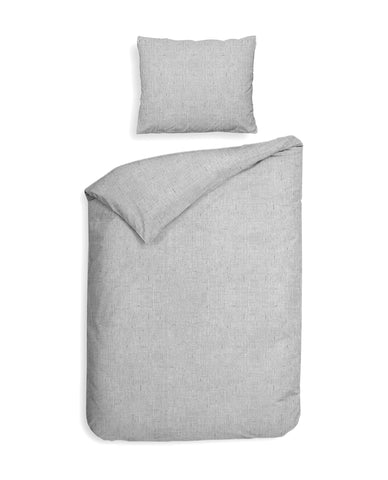 Heckettlane Dekbedovertrek Franela Mist Grey - 100% Katoen-Flanel
