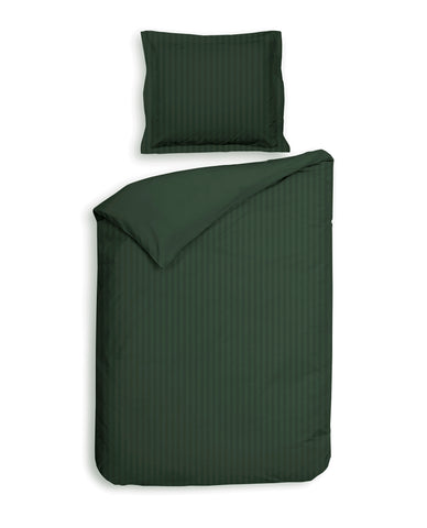 Heckettlane Dekbedovertrek Banda Calla Green - 100% Katoen-Satijn