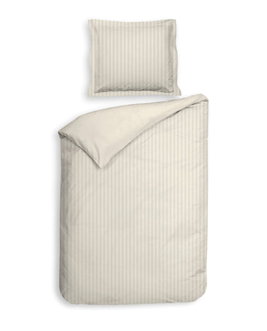 Heckettlane Dekbedovertrek Banda Off-White - 100% Katoen-Satijn