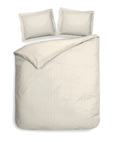 Heckettlane Dekbedovertrek Banda Off-White - 100% Katoen-Satijn