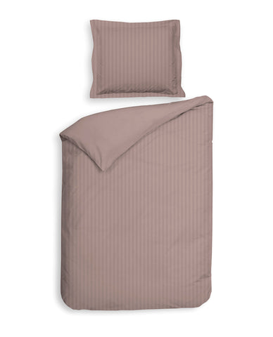 Heckettlane Dekbedovertrek Banda Rose Tan - 100% Katoen-Satijn