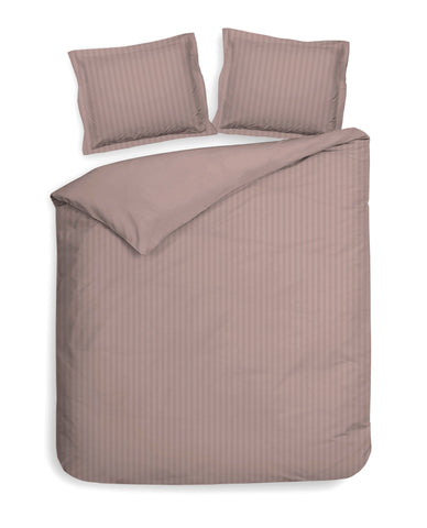 Heckettlane Dekbedovertrek Banda Rose Tan - 100% Katoen-Satijn