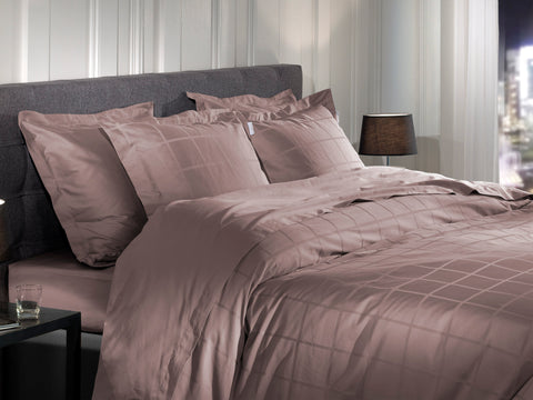 Heckettlane Dekbedovertrek Diamante Canyon Rose - 100% Katoen-Satijn