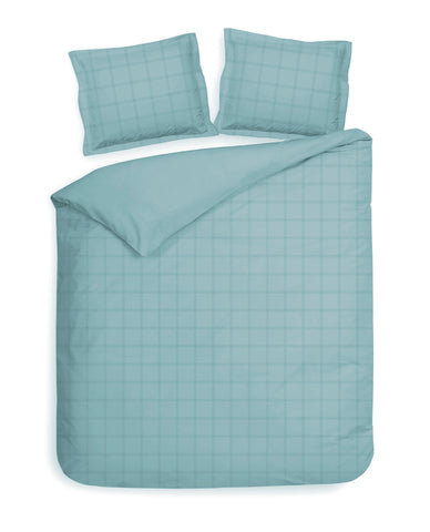 Heckettlane Dekbedovertrek Diamante Sphere Blue - 100% Katoen-Satijn