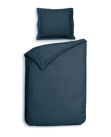 Heckettlane Dekbedovertrek Punto Maritime Blue - 100% Katoen-Satijn