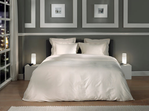 Heckettlane Dekbedovertrek Punto Off-White - 100% Katoen-Satijn