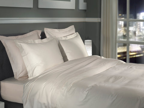 Heckettlane Dekbedovertrek Punto Off-White - 100% Katoen-Satijn