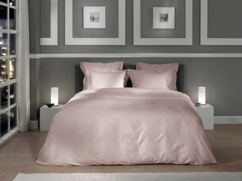 Heckettlane Dekbedovertrek Punto Rose Tan - 100% Katoen-Satijn