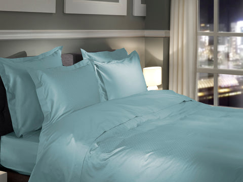 Heckettlane Dekbedovertrek Punto Sphere Blue - 100% Katoen-Satijn