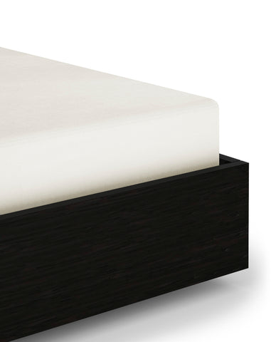 Heckettlane Hoeslaken Satin Topper Off-white - 100% Katoen-Satijn