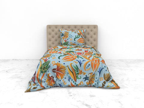 Heckettlane Dekbedovertrek Hailey Multi - 50% Bamboo 50% Percale