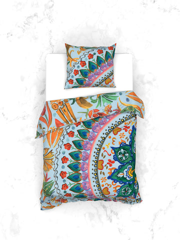 Heckettlane Dekbedovertrek Hailey Multi - 50% Bamboo 50% Percale