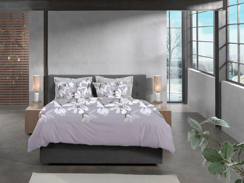 Heckettlane Dekbedovertrek Stacey Purple - 100% Katoen-Flanel