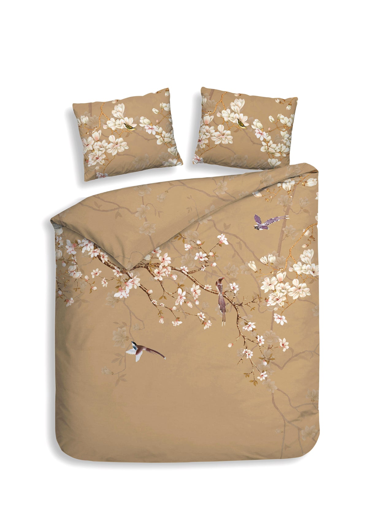 Heckettlane Dekbedovertrek Asahi Beige - 100% Katoen-Satijn