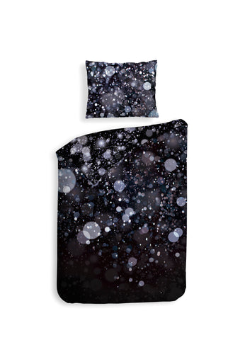 Heckettlane Dekbedovertrek Gabin Black - 100% Katoen-Satijn
