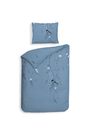 Heckettlane Dekbedovertrek Margaux Blue - 100% Katoen-Twill
