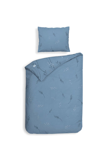 Heckettlane Dekbedovertrek Margaux Blue - 100% Katoen-Twill