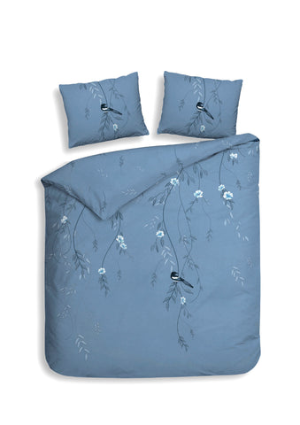 Heckettlane Dekbedovertrek Margaux Blue - 100% Katoen-Twill