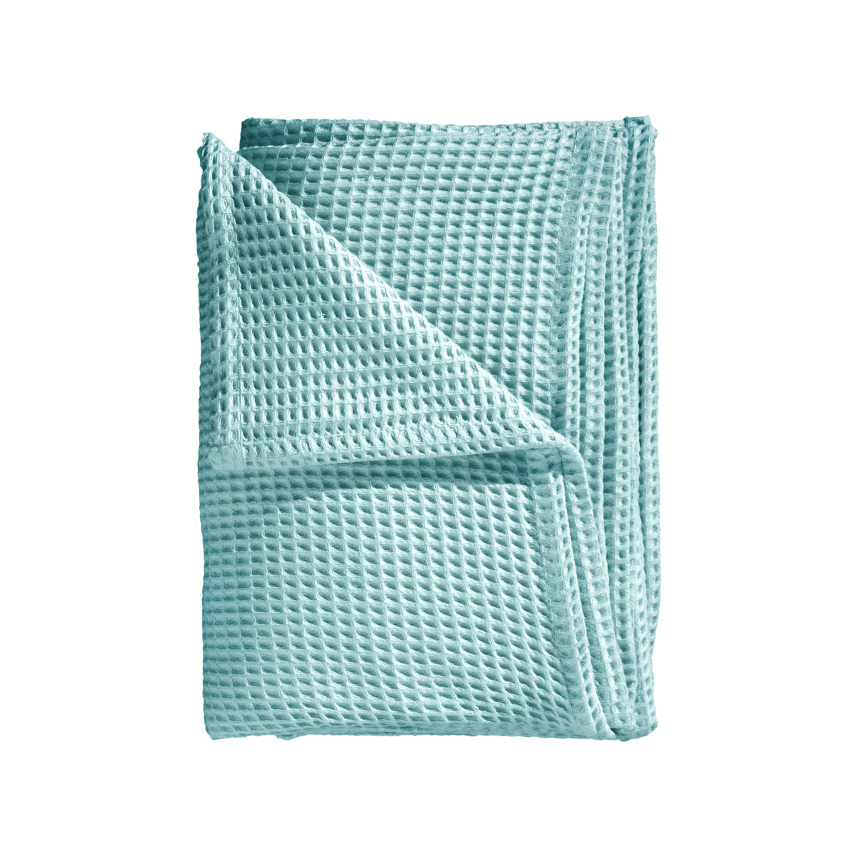 Heckettlane Sprei Wafel Sky Blue - 65% gerecycled katoen, 35% andere vezels