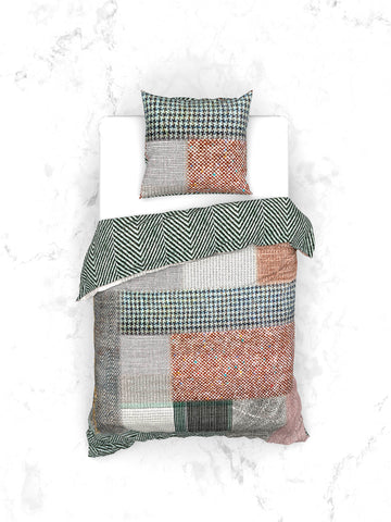 Heckettlane Dekbedovertrek Ron - 100% Katoen-Twill