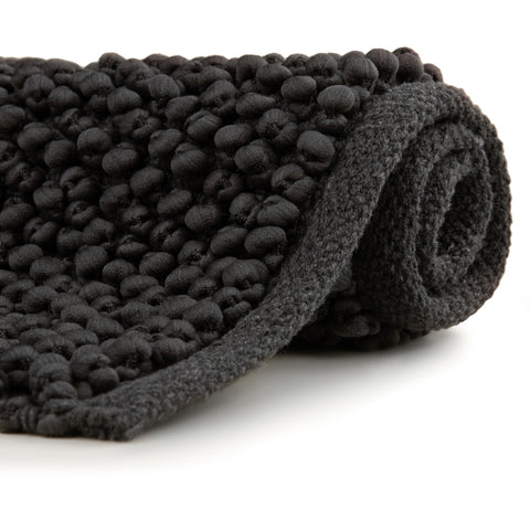 Heckettlane Badmat Nodo Dark Grey - 60% Polyester 40% Katoen