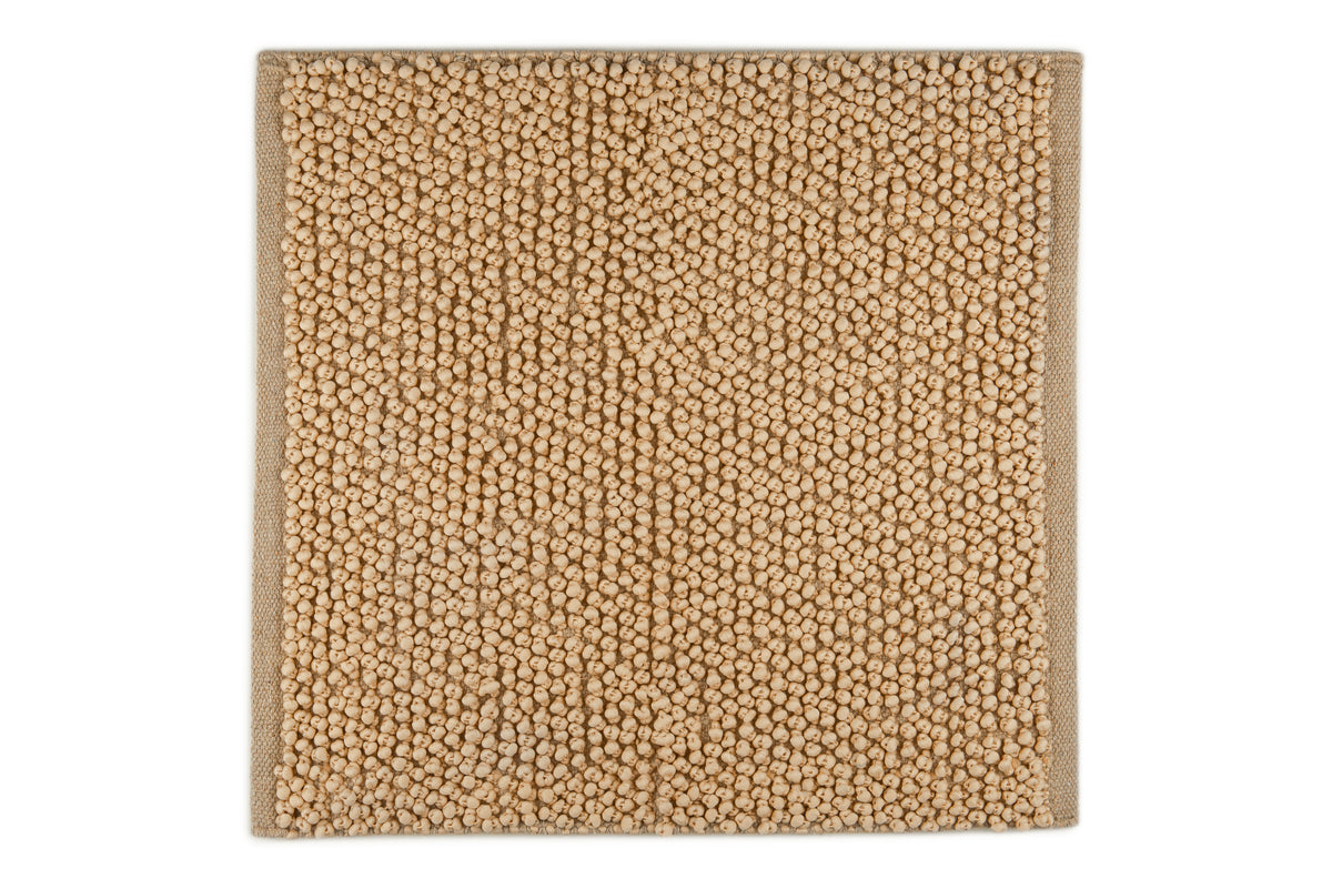 Heckettlane Badmat Nodo Forest Sand - 60% Polyester 40% Katoen