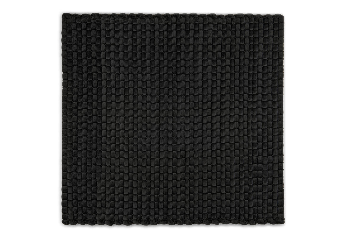 Heckettlane Badmat Vellutato Dark Grey - 60% Polyester 40% Katoen