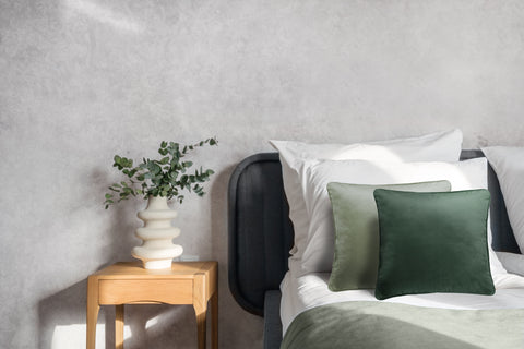 Heckettlane Sierkussen Velours Original Calla Green - 100% Polyester