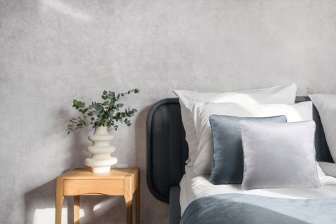 Heckettlane Sierkussen Velours Original Cloud Grey - 100% Polyester