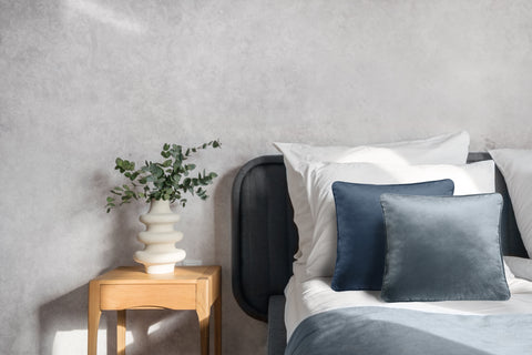 Heckettlane Sierkussen Velours Original Insignia Blue - 100% Polyester