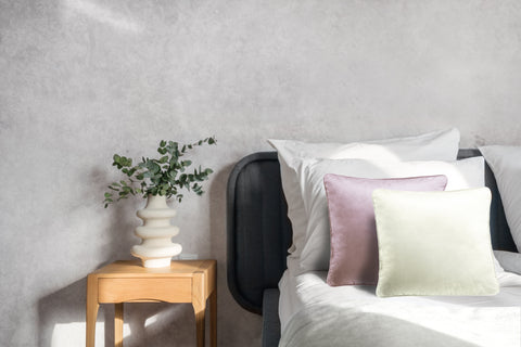 Heckettlane Sierkussen Velours Original Off-white  - 100% Polyester