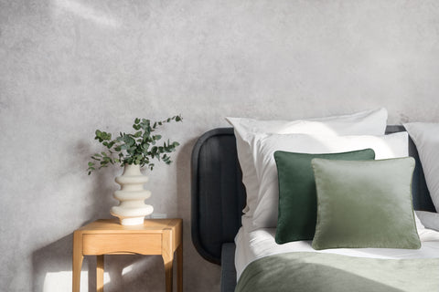 Heckettlane Sierkussen Velours Original Sage Green - 100% Polyester