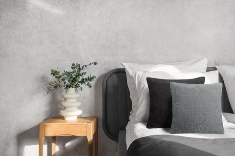 Heckettlane Sierkussen Velours Panama Classic Anthracite - 100% Polyester