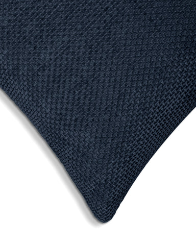 Heckettlane Sierkussen Velours Panama Maritime Blue - 100% Polyester