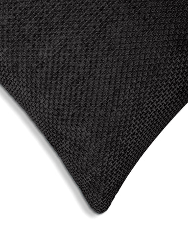 Heckettlane Sierkussen Velours Panama Moonless Black - 100% Polyester