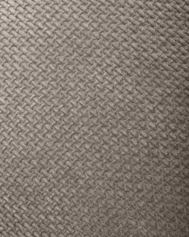 Heckettlane Sierkussen Velours Panama Taupe Grey  - 100% Polyester