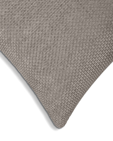 Heckettlane Sierkussen Velours Panama Taupe Grey  - 100% Polyester