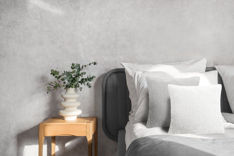 Heckettlane Sierkussen Velours Panama White - 100% Polyester