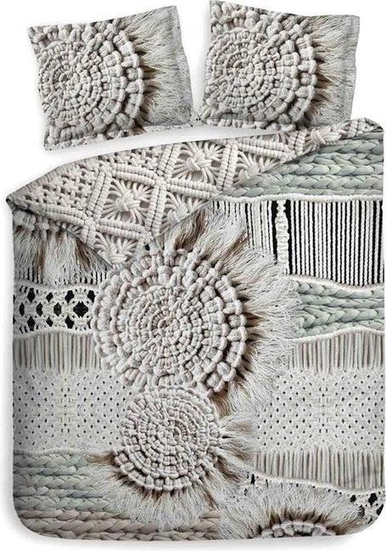 Heckettlane Dekbedovertrek Playa Sandy Beige - 100% Katoen