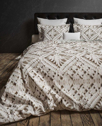 Heckettlane Dekbedovertrek Playa Sandy Beige - 100% Katoen