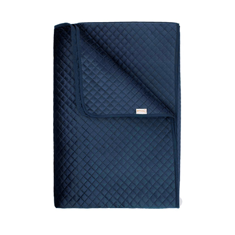 Yellow Sprei Victoria Navy Blue - 100% Polyester